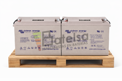 Pack 2 bater�as Victron 12 Voltios 265 Amperios Solar | Bater�a GEL Deep Cycle BAT412126101